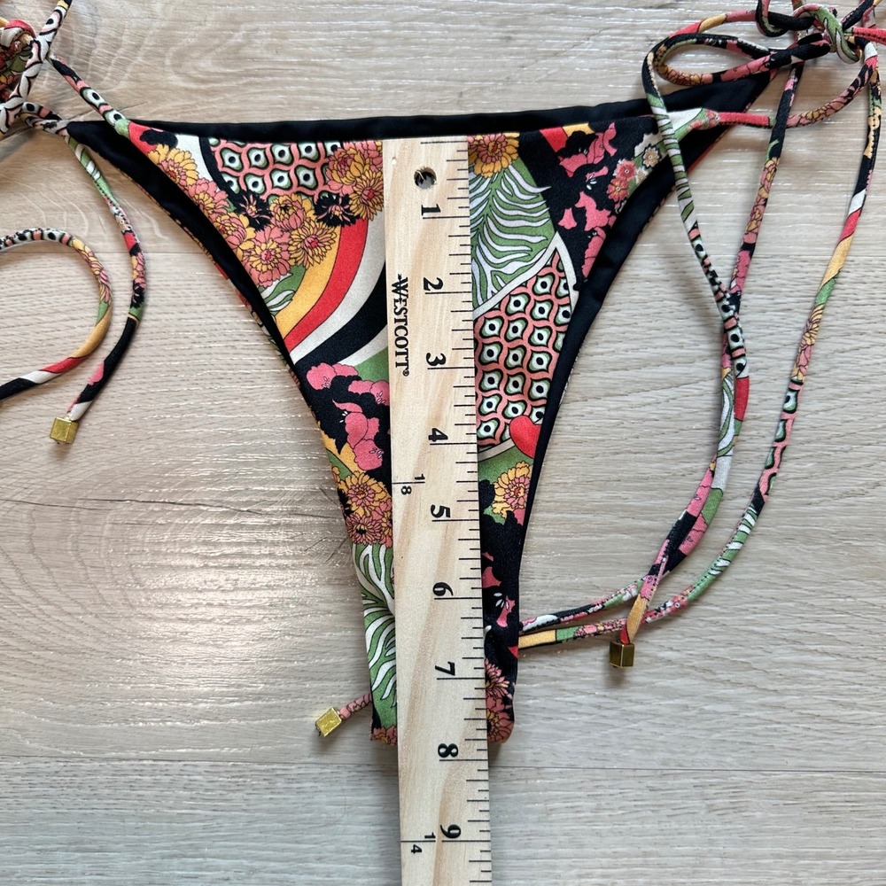 Sommer Swim Lucia Milla Bahamas Bikini Set S/M Women Boho Small Multicolor Nylon - Picture 5 of 9